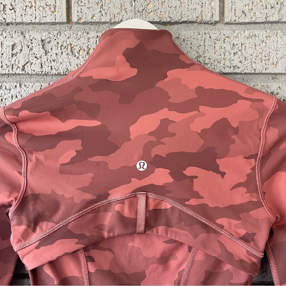Lululemon Define Jacket Heritage 365 Camo Brier Rose Multi Pink Size 0 - Picture 8 of 9